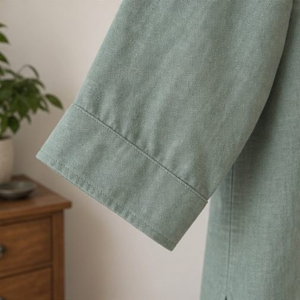 Blue Ruffle Blouse - Picture 5 of 6